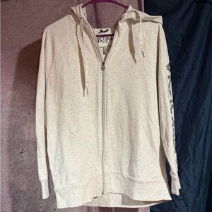 Victoria's Secret Sport Cream Zip-Up Jacket